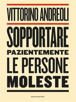 cover image of Sopportare pazientemente le persone moleste